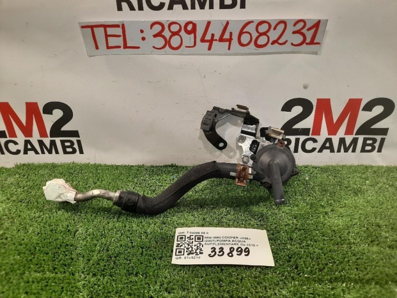 Pompa Acqua Supplementare 7 04386 06 0 Mini MINI Cooper R56 2007