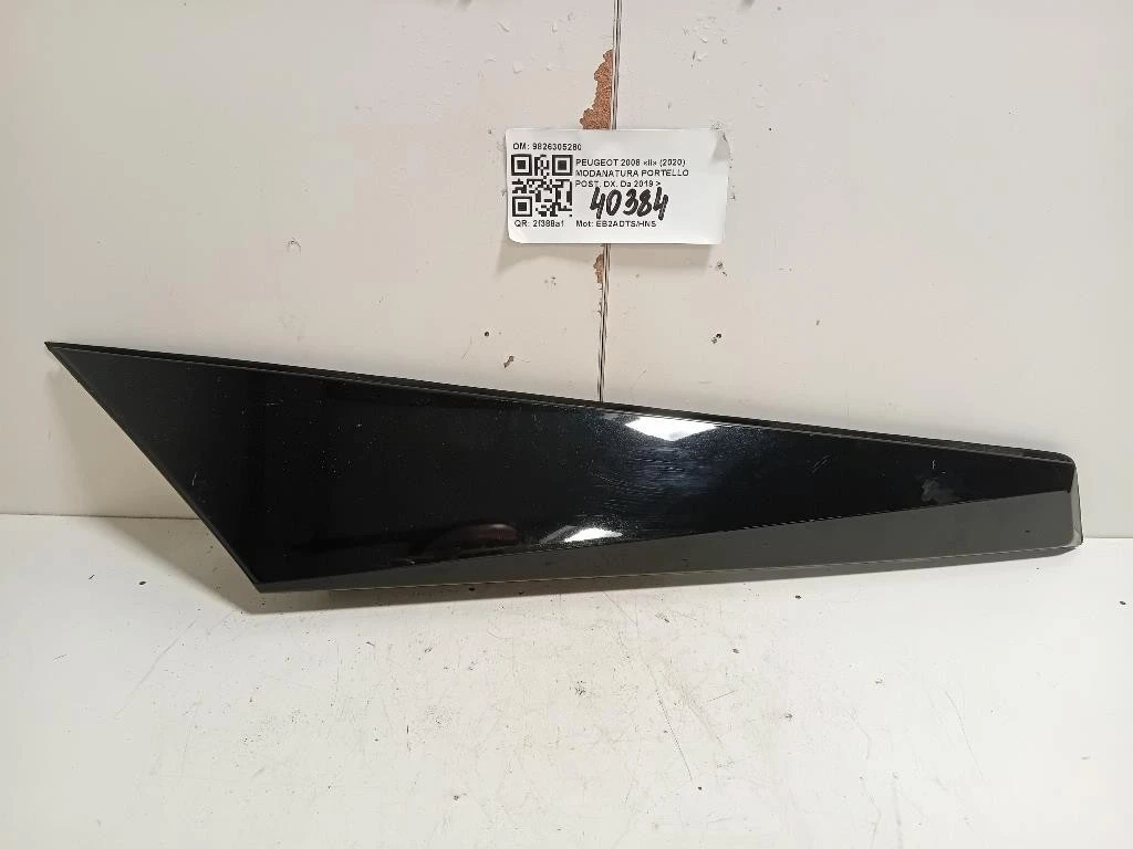 Modanatura Portello POST DX 9826305280 Peugeot 2008 II 2020