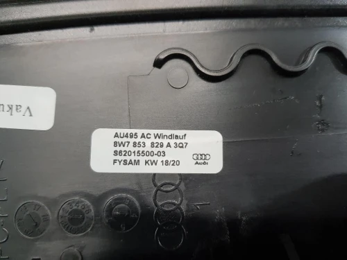 Modanatura Telaio Parabrezza SUP 8W7853829A3Q7 Audi A5 F57 Cabrio 2016