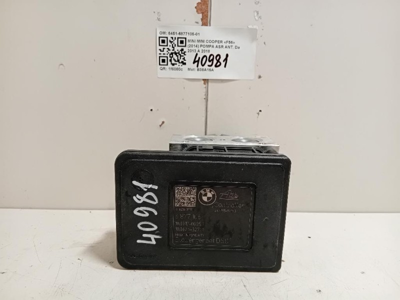 Pompa ASR ANT 6451-6877105-01 Mini MINI Cooper F56 2014