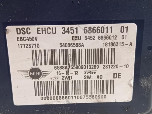 Pompa ASR ANT 54086588A Mini MINI Cooper R56 2007