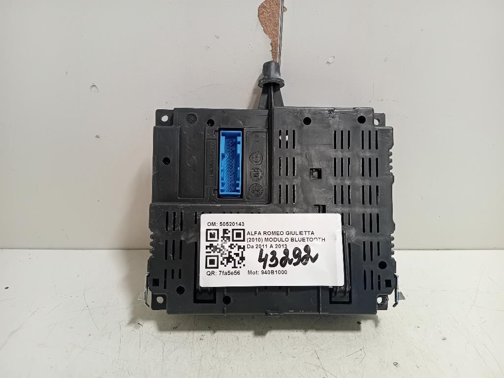 Modulo Bluetooth 50520143 555550380701 Alfa Romeo Giulietta 2010