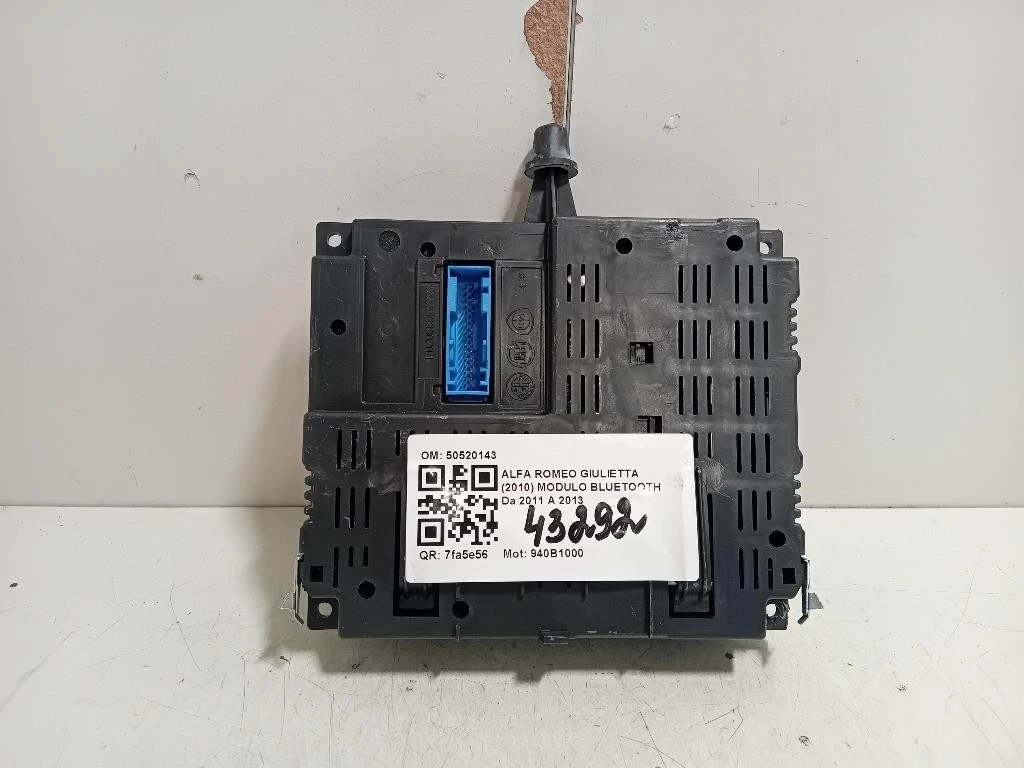 Modulo Bluetooth 50520143 555550380701 Alfa Romeo Giulietta 2010