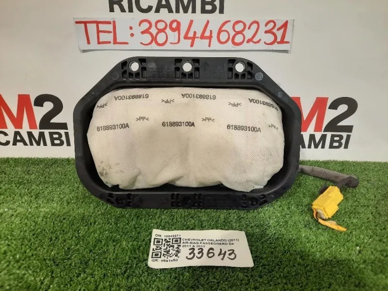Air-bag Passeggero 13349271 Chevrolet Orlando 2011