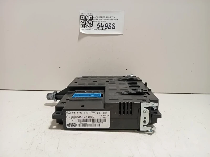 Modulo Bluetooth 50521292 Alfa Romeo Giulietta 2010