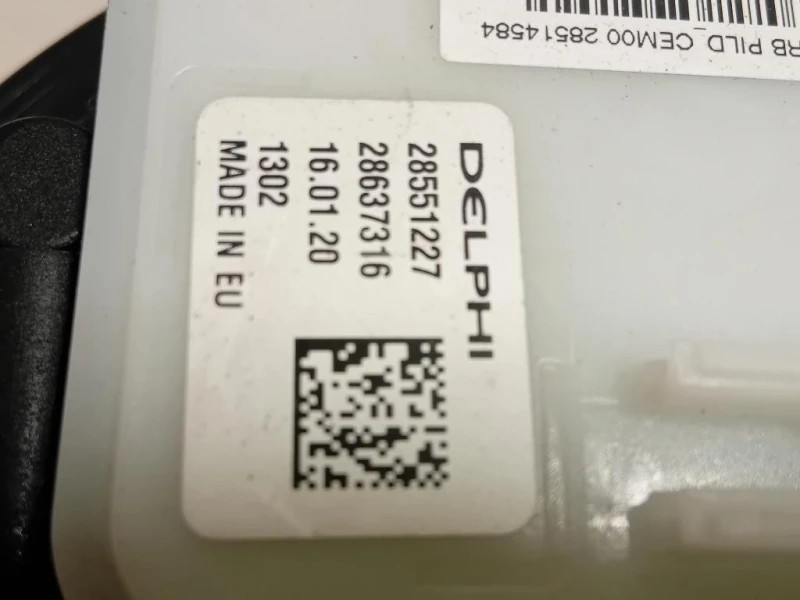 Pompa Carburante 28547108 Peugeot 2008 I 2016