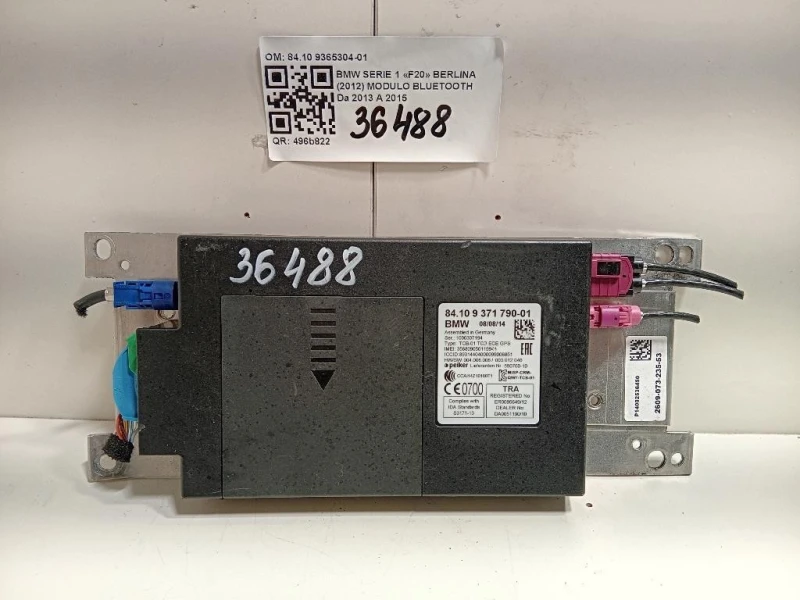 Modulo Bluetooth 8410 9365304-01 Bmw Serie 1 F20 Berlina 2012