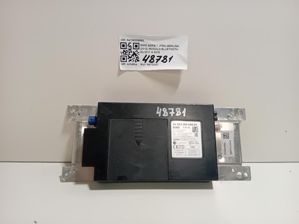 Modulo Bluetooth 84109389658 Bmw Serie 1 F20 Berlina 2012