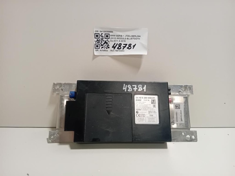 Modulo Bluetooth 84109389658 Bmw Serie 1 F20 Berlina 2012