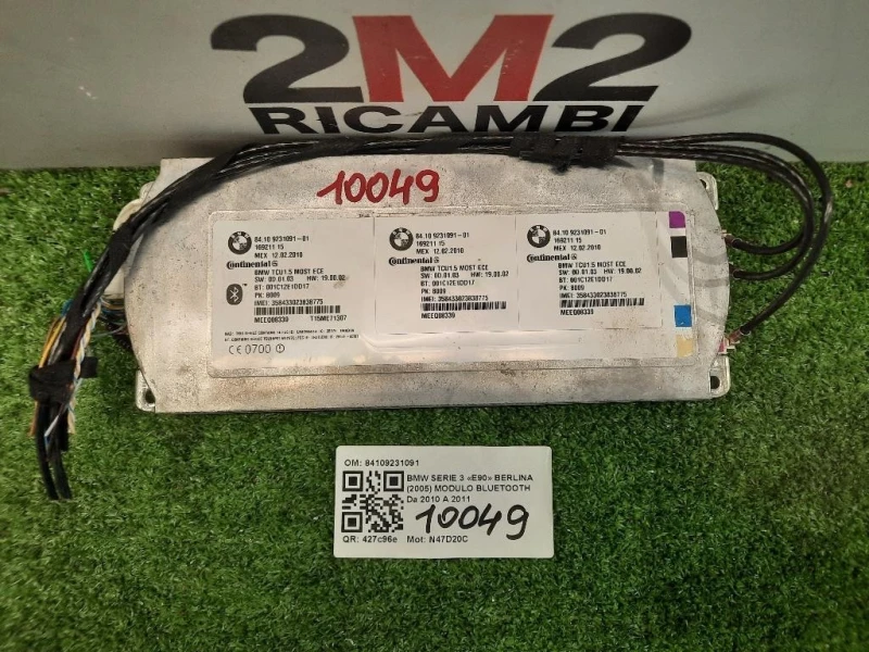 Modulo Bluetooth 84109231091 Bmw Serie 3 E90 Berlina 2005