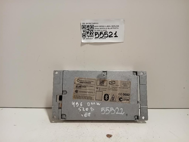 Modulo Bluetooth 8410917426101 Bmw Serie 5 E60 Berlina 2004