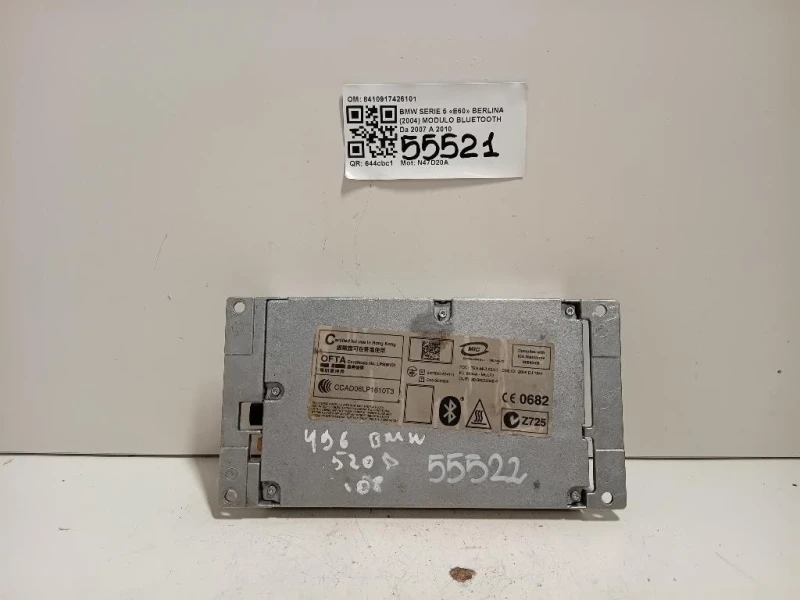 Modulo Bluetooth 8410917426101 Bmw Serie 5 E60 Berlina 2004