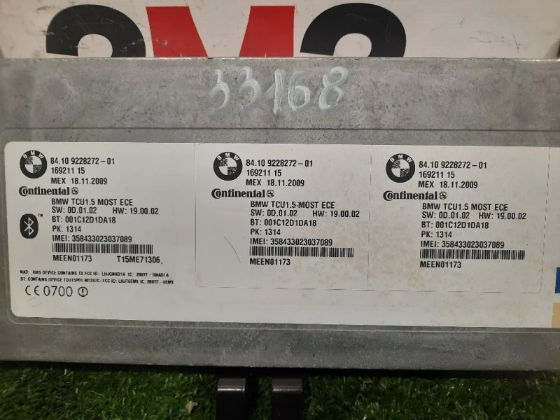 Modulo Bluetooth 8410 9228272-01 Bmw Serie 5 F07 GT 2010