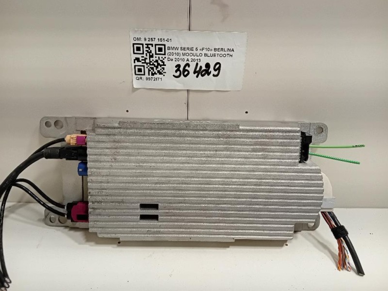 Modulo Bluetooth 9 257 151-01 Bmw Serie 5 F10 Berlina 2010