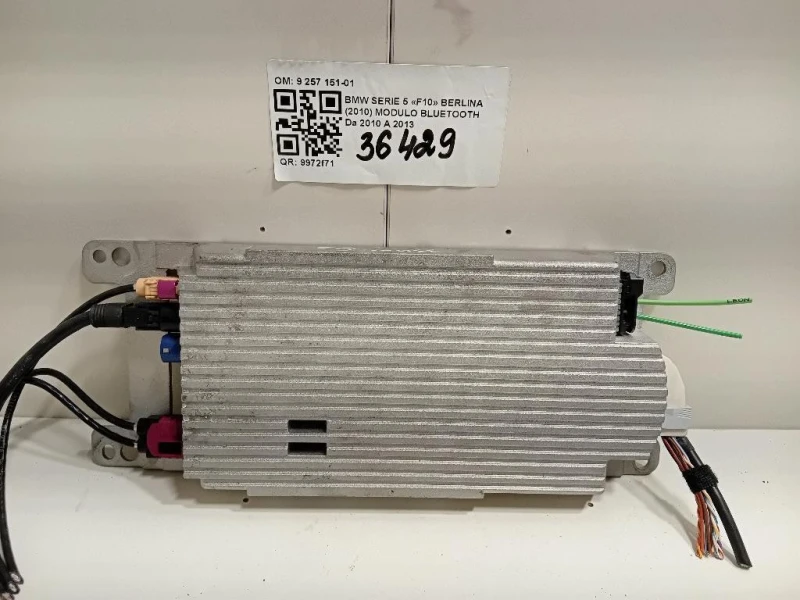 Modulo Bluetooth 9 257 151-01 Bmw Serie 5 F10 Berlina 2010