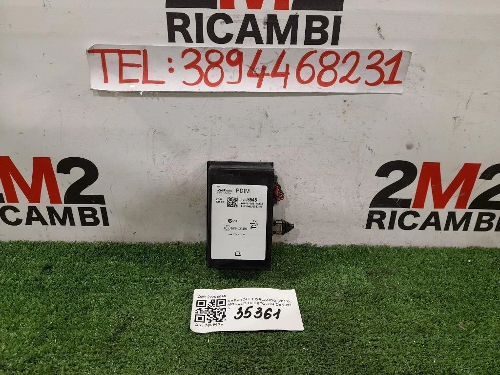 Modulo Bluetooth 22796545 Chevrolet Orlando 2011