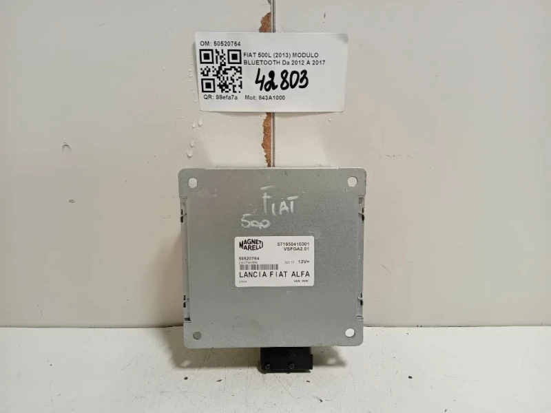 Modulo Bluetooth 50520764 Fiat 500L 2013