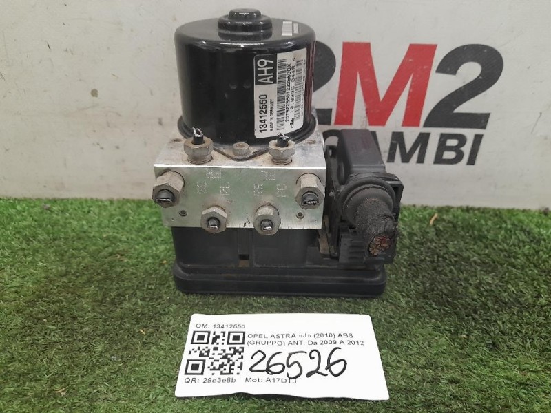 ABS Gruppo ANT 13412550 Opel Astra J 2010
