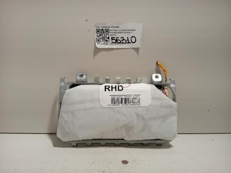 Air-bag Passeggero 735485040 Fiat 500 II 2015