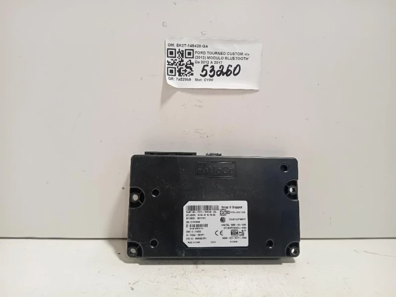 Modulo Bluetooth EK2T-14B428-GA Ford Tourneo Custom I 2013