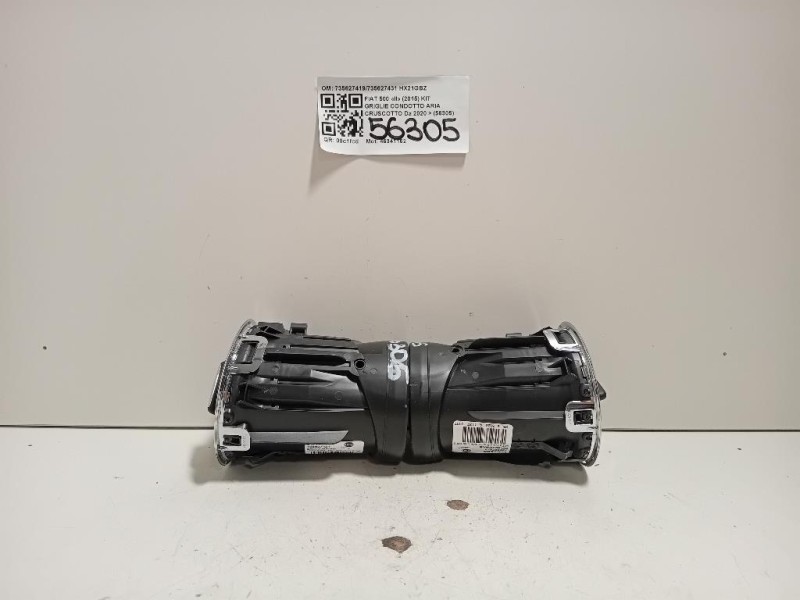 KIT Griglie Condotto ARIA Cruscotto 735627419735627431 Fiat 500 II 2015