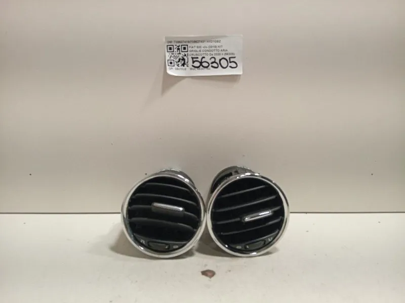 KIT Griglie Condotto ARIA Cruscotto 735627419735627431 Fiat 500 II 2015