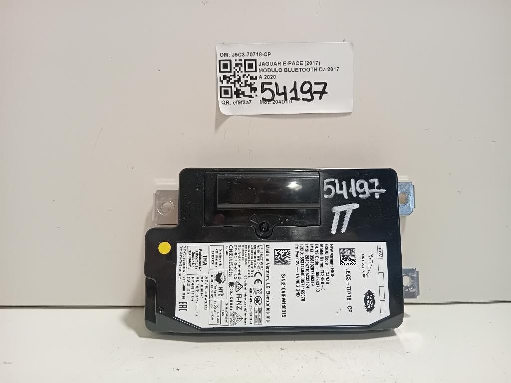 Modulo Bluetooth J9C3-70718-CP Jaguar E-pace 2017