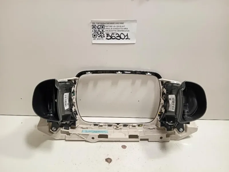 KIT Griglie Condotto ARIA Cruscotto Centrale 735735284735735287 Fiat 500 II 2015