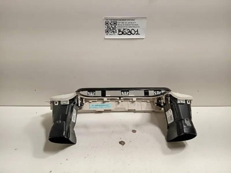 KIT Griglie Condotto ARIA Cruscotto Centrale 735735284735735287 Fiat 500 II 2015