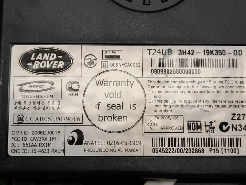 Modulo Bluetooth 661AA-RX1M Land Rover Range Rover Sport I 2005