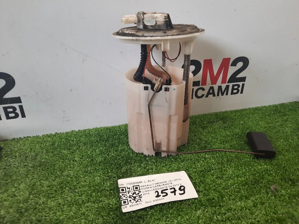 Pompa Carburante Cgalleggiante 172020054R Renault Mégane III 2012