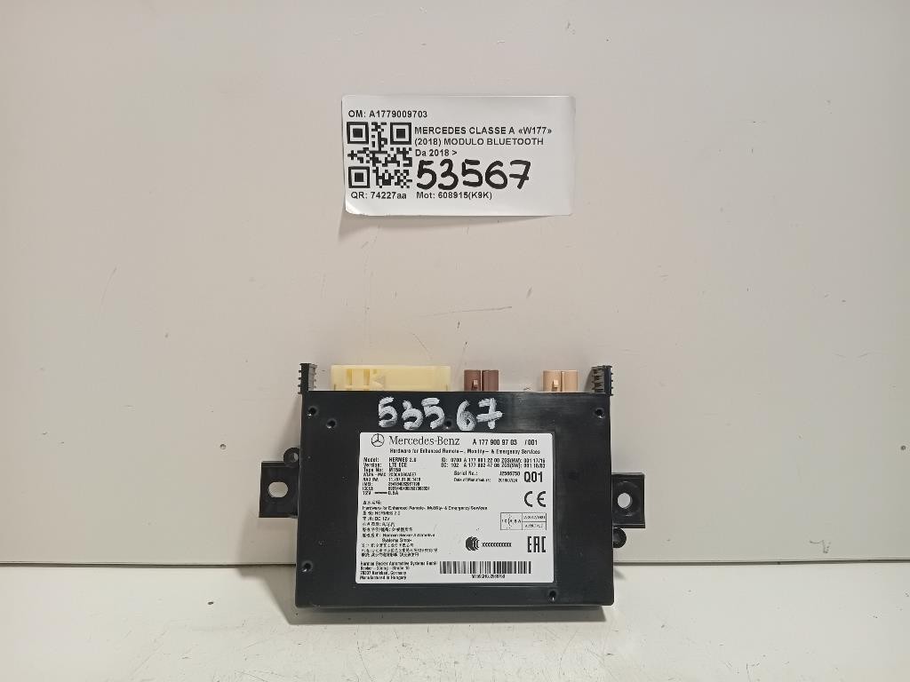 Modulo Bluetooth A1779009703 Mercedes Classe A W177 2018