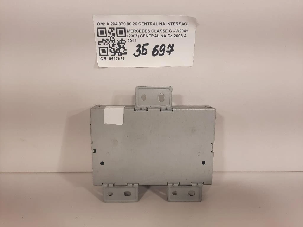Modulo Bluetooth A 204 870 80 26 CENTRALINA INTERFACIA Mercedes Classe C W204 2007