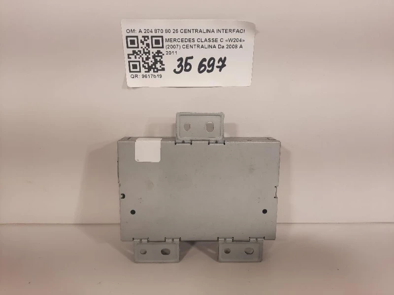 Modulo Bluetooth A 204 870 80 26 CENTRALINA INTERFACIA Mercedes Classe C W204 2007