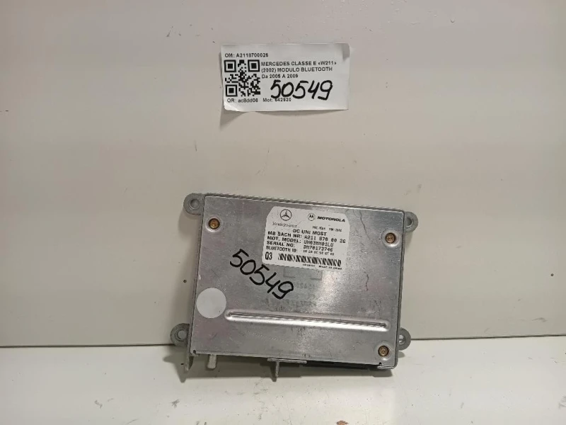 Modulo Bluetooth A2118700026 Mercedes Classe E W211 2002