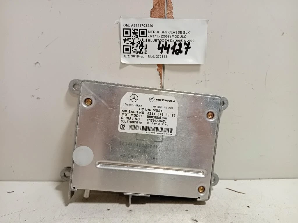 Modulo Bluetooth A2118703226 Mercedes Classe SLK R171 2008
