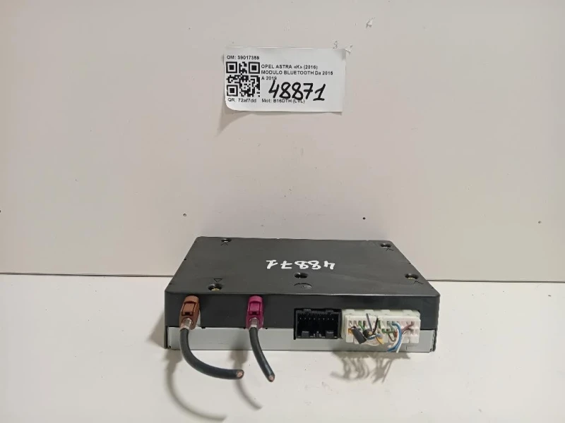 Modulo Bluetooth 39017359 Opel Astra K 2016
