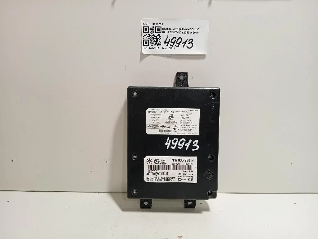 Modulo Bluetooth 7P6035730 Skoda YETI 2014