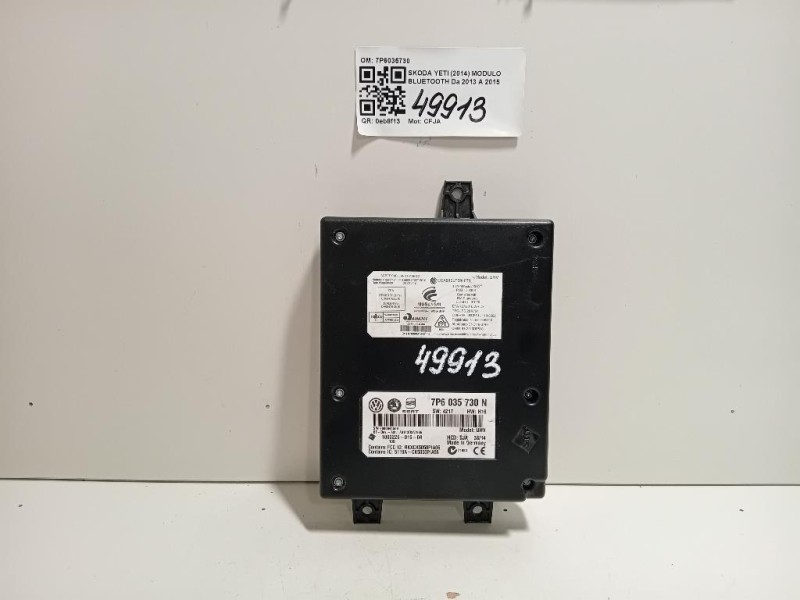 Modulo Bluetooth 7P6035730 Skoda YETI 2014