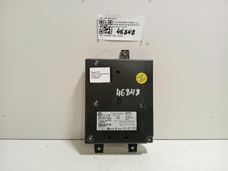 Modulo Bluetooth 1K8 035 730 D Volkswagen Passat V 2005