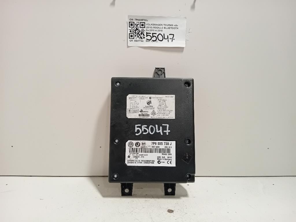 Modulo Bluetooth 7P6035730J Volkswagen Touran III 2010