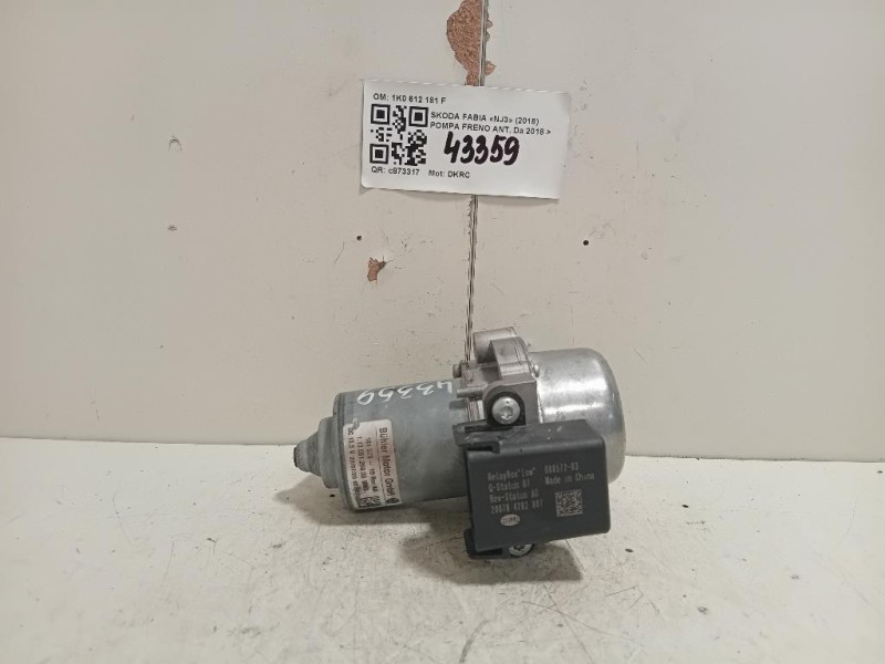 Pompa Freno ANT 1K0612181F Skoda Fabia NJ3 2018