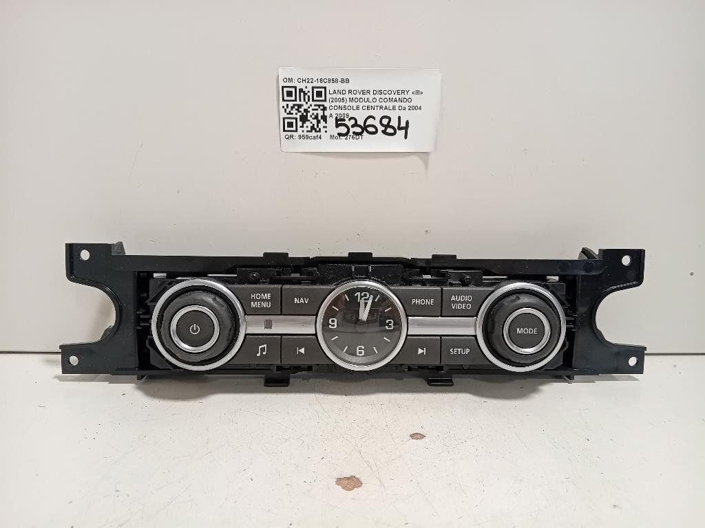 Modulo Comando Console Centrale CH22-18C858-BB Land Rover Discovery III 2005
