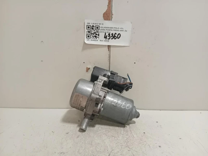 Pompa Freno ANT 1J0 612 181 D Volkswagen POLO VI 2009