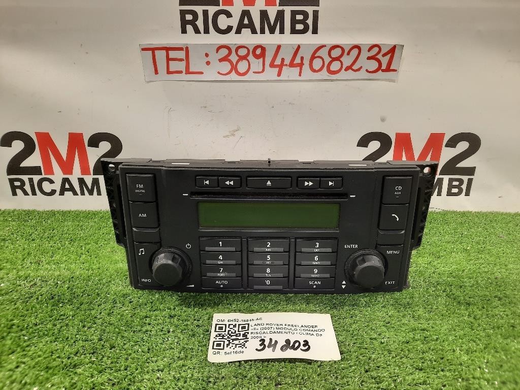 Modulo Comando Console Centrale 6H52-18845-AC Land Rover Freelander II 2007