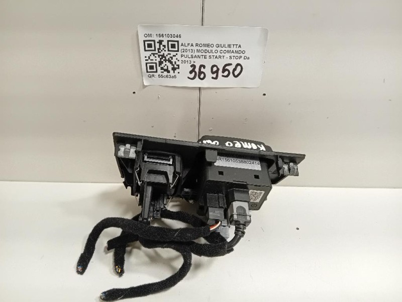 Modulo Comando Pulsante Start - STOP 156103046 Alfa Romeo Giulietta 2013