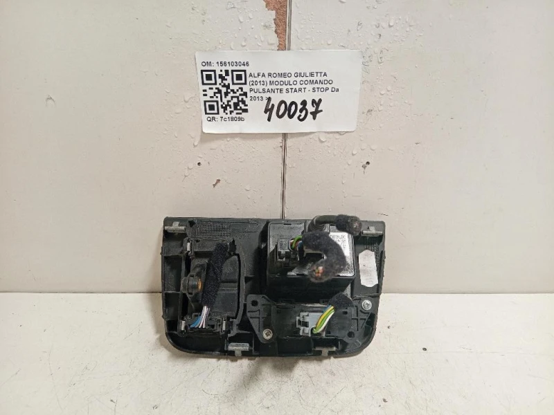 Modulo Comando Pulsante Start - STOP 156103046 Alfa Romeo Giulietta 2013