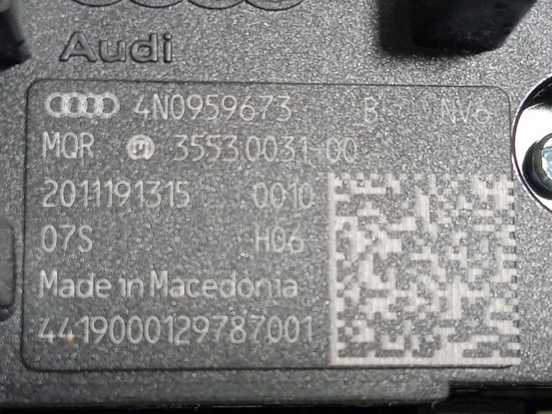 Modulo Comando Pulsante Start - STOP 4N0959673 B Audi A6 4GD Avant 2016