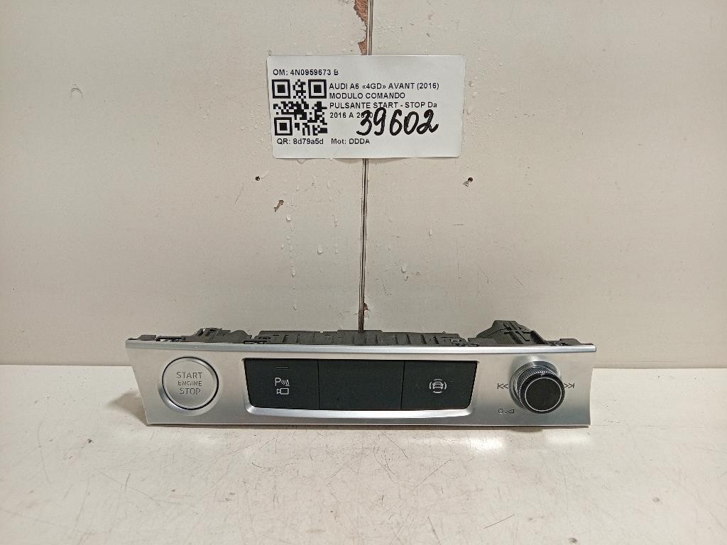 Modulo Comando Pulsante Start - STOP 4N0959673 B Audi A6 4GD Avant 2016
