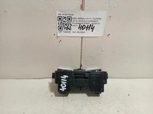 Modulo Comando Pulsante Start - STOP 9142175-06 Bmw Serie 5 F11 Touring 2010